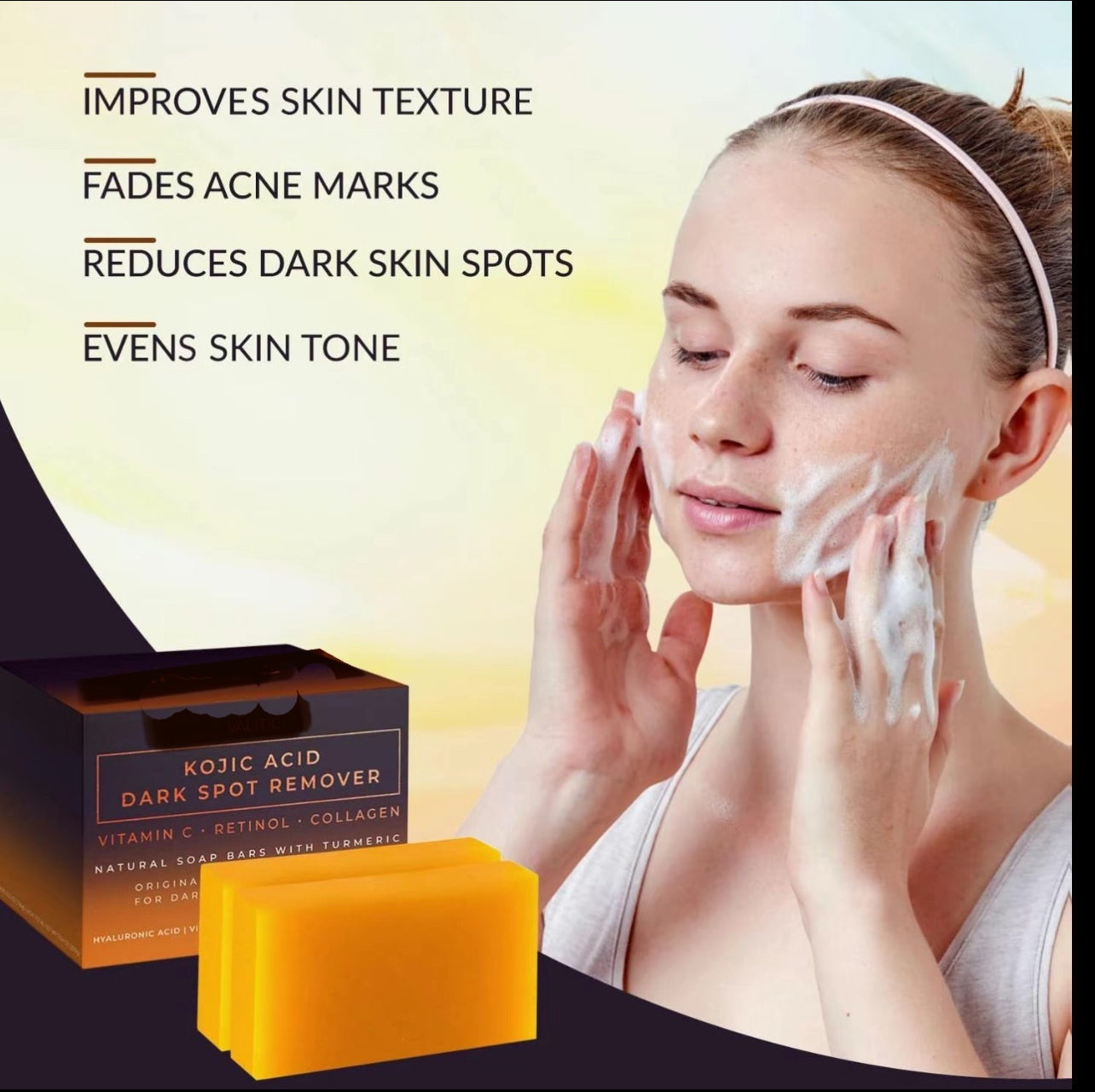 Kojic Acid Soap- Dark Spots & Brightening
