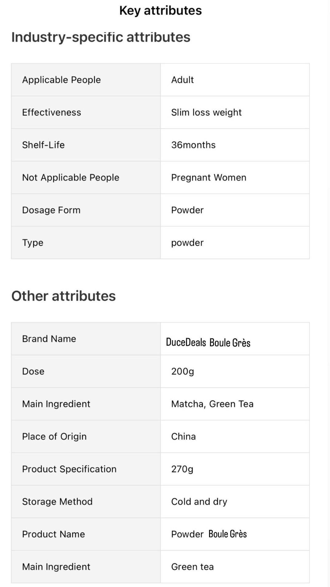 Boule Grès Detox Powder – Natural Body Cleanse & Slimming Support