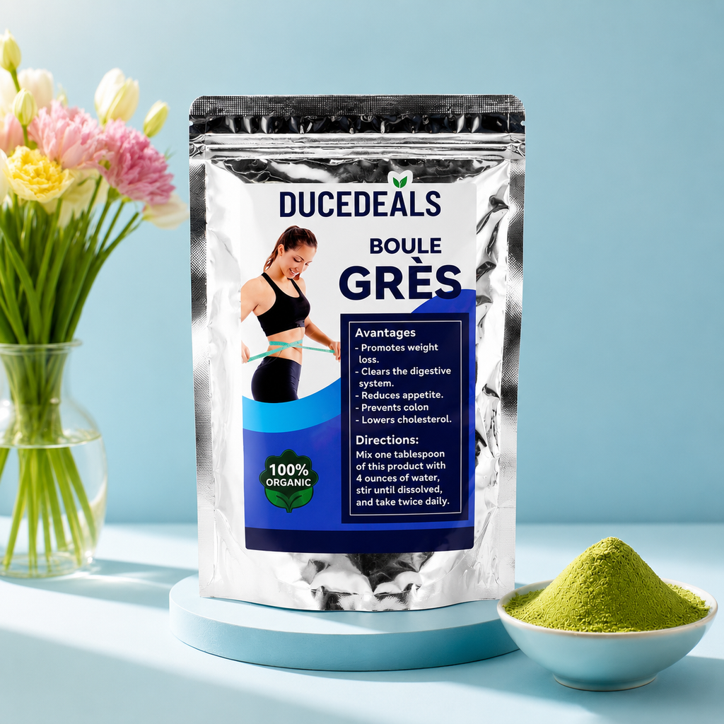 Natural Detox Powder BOULE GRES Body Suppress Appetite Supplement Blend with Herb Dietary Fiber
