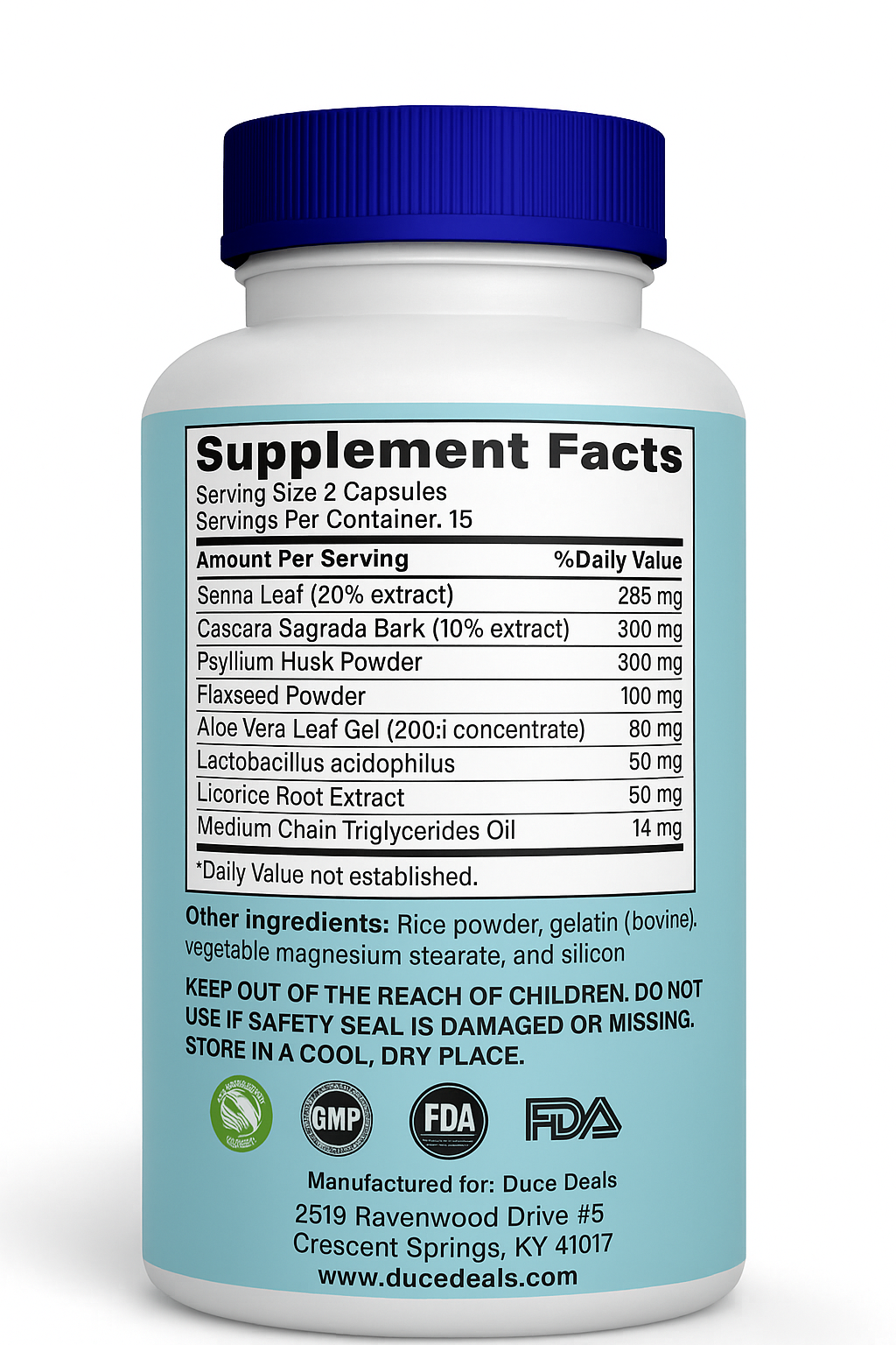 15 Day Cleanse – Gut Support (30 Capsules)